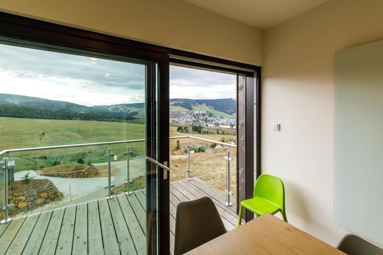 Mountain View Apartment By Mountain Ways Loučná pod Klínovcem المظهر الخارجي الصورة